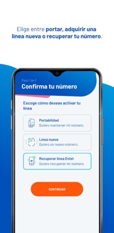 Activa tu chip Entel для Android — скриншот 3