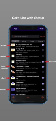 Address Labels & Envelopes для iOS — скриншот 4