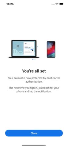 Adobe Account Access для iOS — скриншот 2