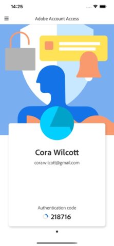Adobe Account Access для iOS — скриншот 3