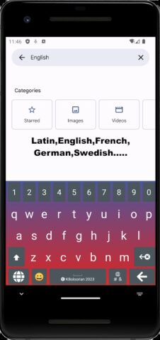 Advanced Kurdish Keyboard для Android — скриншот 2
