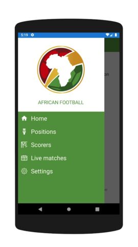 African Football Live для Android — скриншот 4
