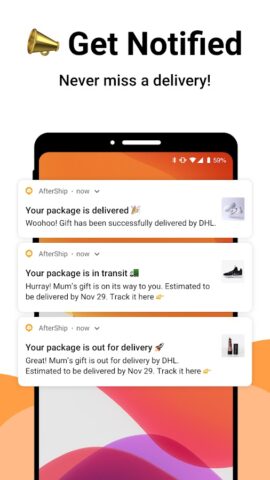 AfterShip Package Tracker для Android — скриншот 3