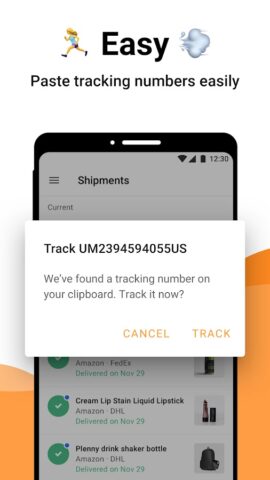 AfterShip Package Tracker для Android — скриншот 5