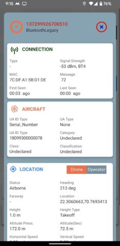 Air Sentinel для Android — скриншот 5
