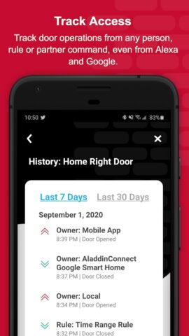 Aladdin Connect для Android — скриншот 4