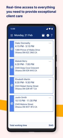 AlayaCare для Android — скриншот 3