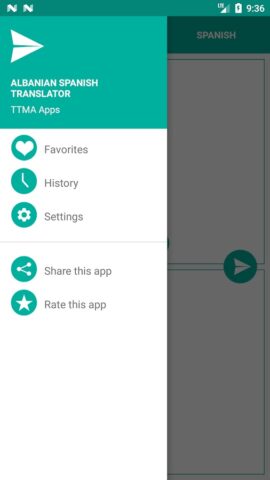 Albanian Spanish Translator для Android — скриншот 3