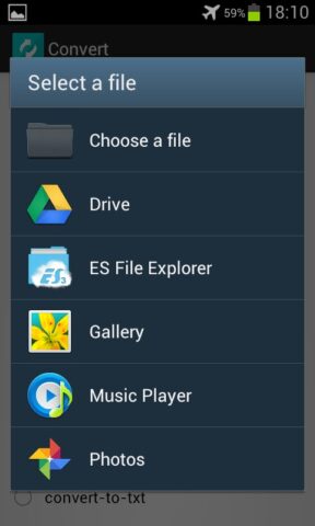 All File Converter для Android — скриншот 3