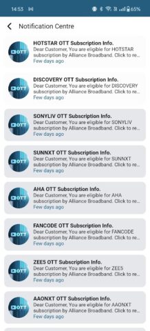 Alliance Broadband для Android — скриншот 5