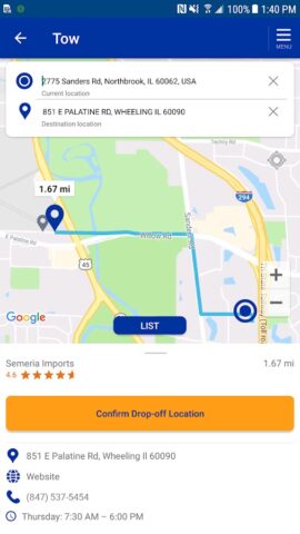 Allstate Motor Club для Android — скриншот 3