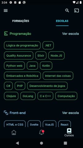 Alura Cursos Online для Android — скриншот 5
