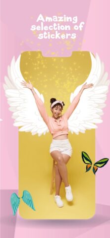 Angel Wings Cute Photo Editor для iOS — скриншот 3