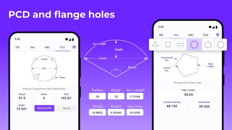 Angle Finder — Trig Calculator для Android — скриншот 2
