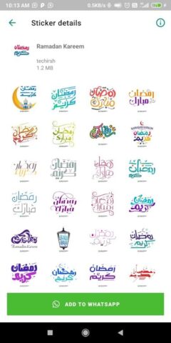 Animated Islamic Stickers 2024 для Android — скриншот 3