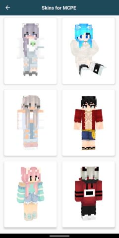 Anime Skins for Minecraft PE для Android — скриншот 4