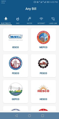 Any Bill Pakistan для Android — скриншот 1