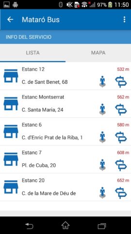 App Mataró Bus для Android — скриншот 5