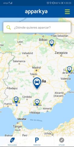 Apparkya Parquímetro y parking для Android — скриншот 3