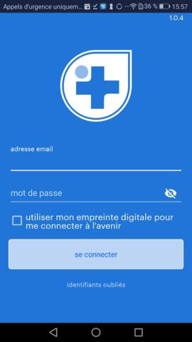 Appel Médical для Android — скриншот 1