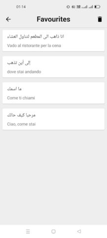 Arabic To Italian Translator для Android — скриншот 4