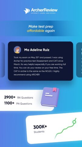 Archer Review — NCLEX для Android — скриншот 1