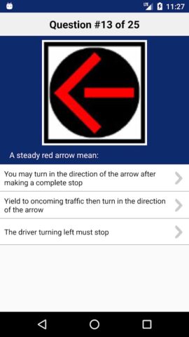 Arkansas Driver Practice Test для Android — скриншот 3