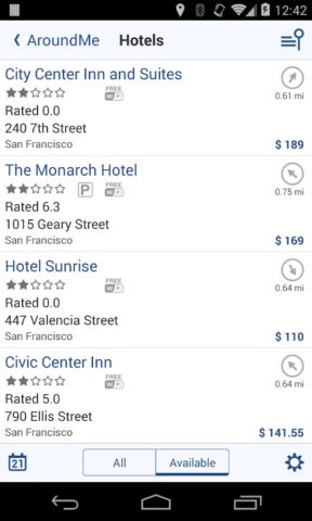 AroundMe для Android — скриншот 4