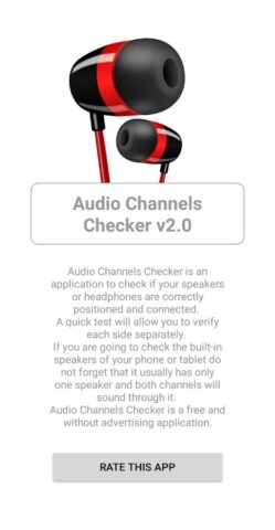 Audio Channels Checker для Android — скриншот 2