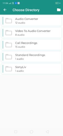 Audio Converter — MP3,M4A,WAV для Android — скриншот 2