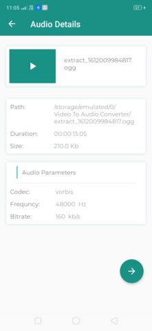Audio Converter — MP3,M4A,WAV для Android — скриншот 3