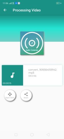 Audio Converter — MP3,M4A,WAV для Android — скриншот 5