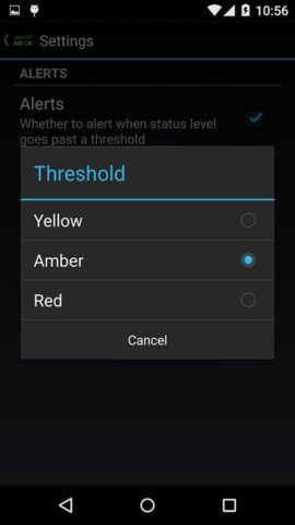 Aurora Watch (UK) для Android — скриншот 3