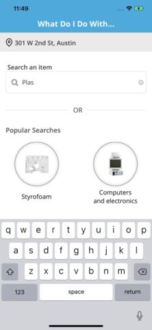 Austin Recycles для iOS — скриншот 4