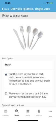 Austin Recycles для iOS — скриншот 5