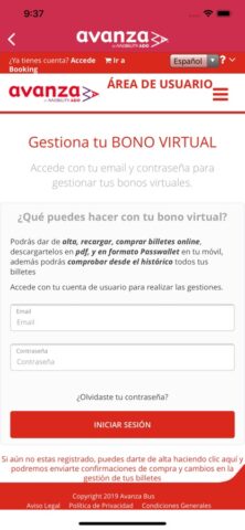 Avanzabus для iOS — скриншот 5