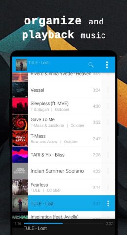 Avee Music Player (Pro) для Android — скриншот 2
