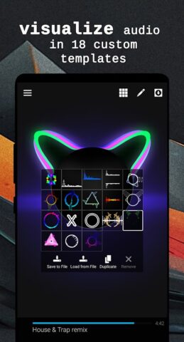 Avee Music Player (Pro) для Android — скриншот 3