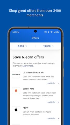 Avion Rewards для Android — скриншот 3