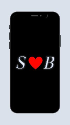 B + S Letters Love Wallpapers для Android — скриншот 1