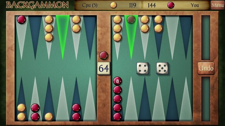 Backgammon для Android — скриншот 1