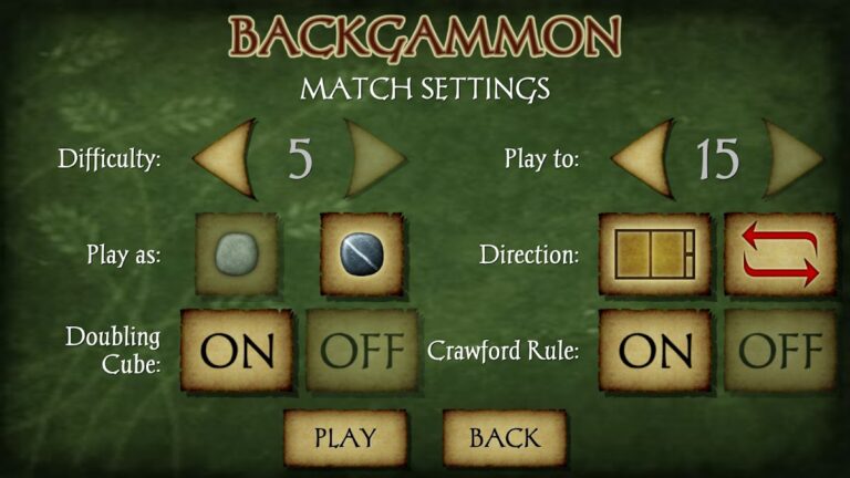 Backgammon для Android — скриншот 3