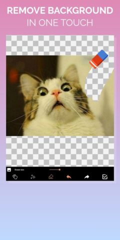 Сделать Белый фон для фото для Android — скриншот 1