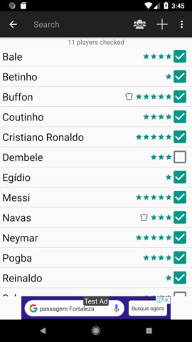 Balanced Team Generator для Android — скриншот 1