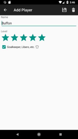 Balanced Team Generator для Android — скриншот 2