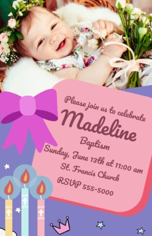 Baptism Invitations для Android — скриншот 5