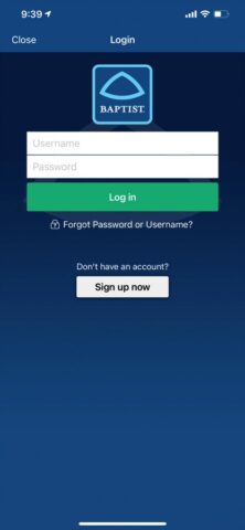 Baptist OneCare для iOS — скриншот 1
