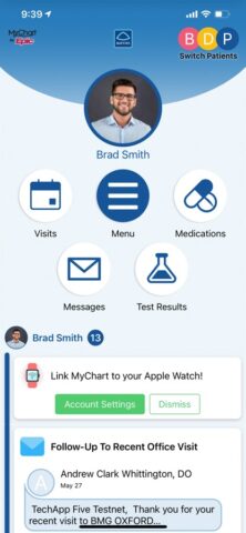 Baptist OneCare для iOS — скриншот 2