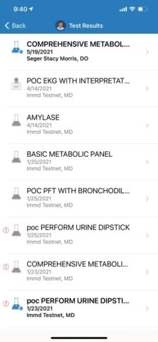 Baptist OneCare для iOS — скриншот 4