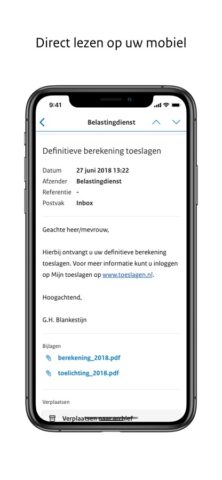 Berichtenbox для iOS — скриншот 2